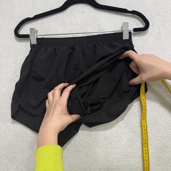 The North Face Shorts Womens XS Black Running FlashDry Lined Split Hem Athletic - Picture 3 of 9